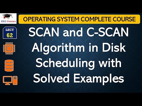 L62: SCAN and C-SCAN Algorithm in Disk Scheduling with Solved Examples | Operating System