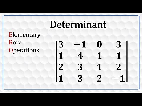 Determinant and Elementary Row Operation