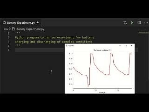EV Battery experiment simulation with Python | Pybamm