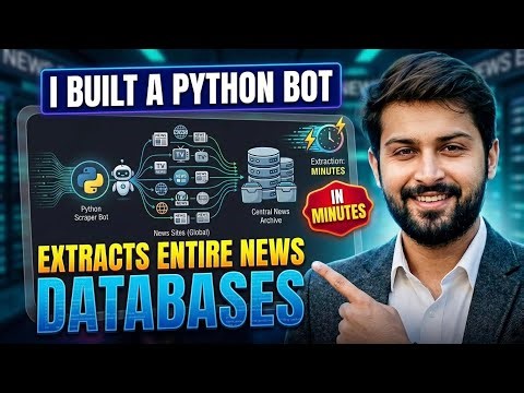 I Built a Python Bot That Extracts Entire News Databases in Minutes
