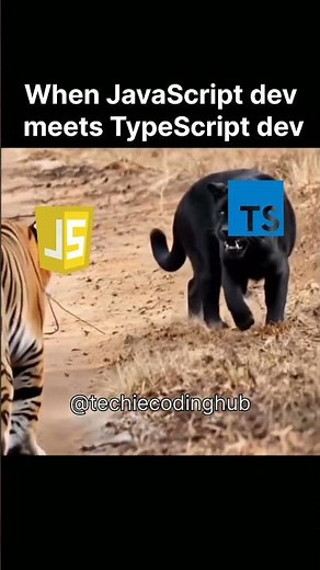 javascript vs typescript #ai #js #rust #java #python