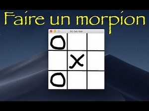[INTERMEDIAIRE] [PY] Faire un morpion #python #dev #morpion #tictactoe #programmationpython