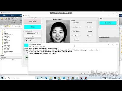Facial Expression Recognition with SVM in Matlab code
