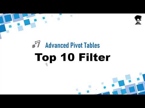 Advanced Pivot Table Tricks #7 - Top 10 Filters