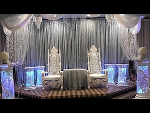 SIMPLE GLAM DIY BACKDROP| DOLLAR TREE HACK