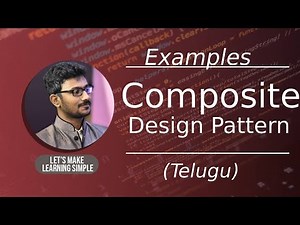 What is Composite Design Pattern? in Telugu | Composite Design Pattern Examples in Telugu