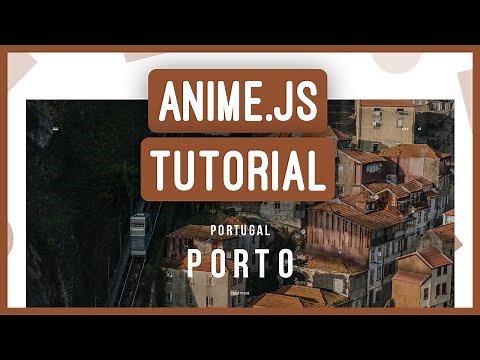 Anime.js Web Animation Tutorial | How to animate websites