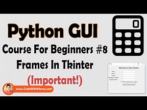 Frame In Tkinter | Python Tkinter GUI Tutorial In Hindi #8