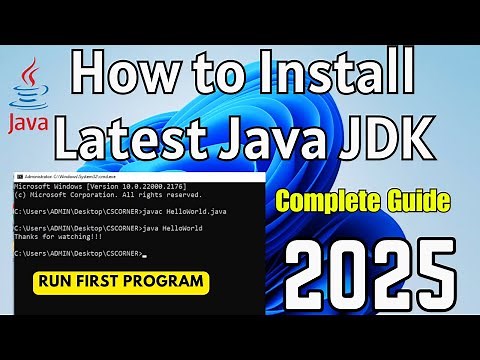 How to Install Java JDK 23 on Windows 11 [2025] Complete Guide | Latest Java Installation
