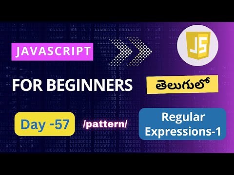 Regular Expressions in JavaScript |Regular Expressions | JavaScript tutorials for beginners