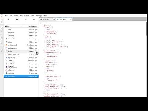 JupyterLab JSON editing