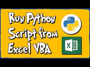 Run Python Script from Excel VBA