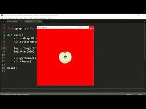 Python Graphics Programming (Graphics.py 3): Images and text