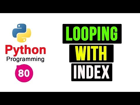 Python Programming Tutorial - Looping With Index | Enumerate Function
