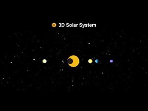 3D Solar System Simulation