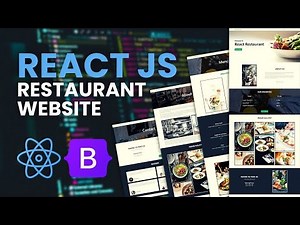 React JS Restaurant Website Project | Responsive Bootstrap 5 Design