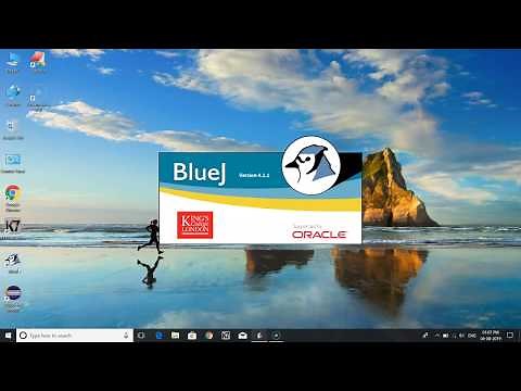 How to run the first program on BLUEJ
