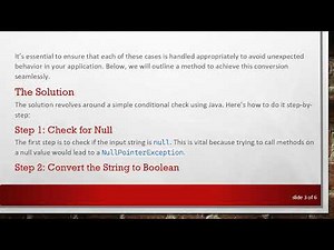 Converting y/n/null String Values to Boolean in Java
