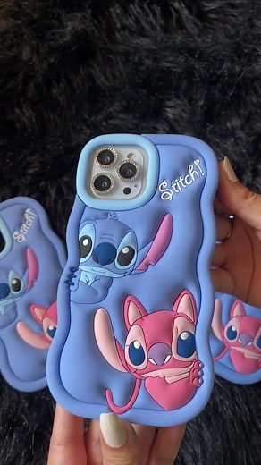 Adorable Stitch-Patterned Phone Cases for iPhone
