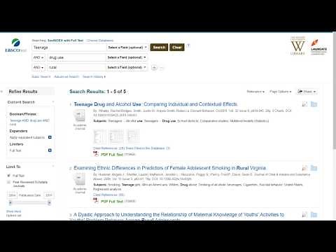 Boolean Operators and Truncation