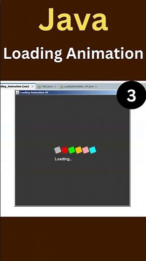 Java Swing Tutorial: How to Build a Colorful Spinning Squares Loading Animation