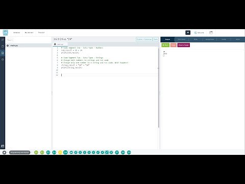 3.6.9 24 vs. "24" codehs python