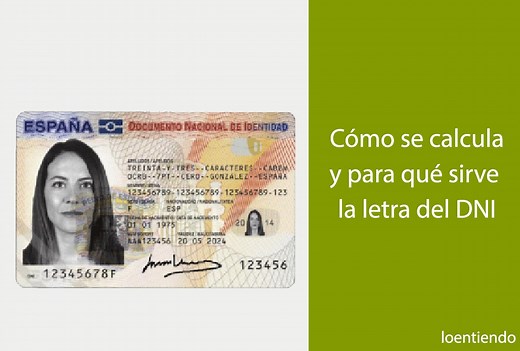 Cómo se calcula y para qué sirve la letra del DNI | Información