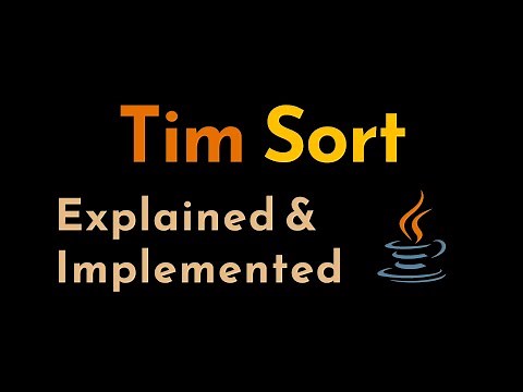 TimSort Explained and Implemented with Examples in Java | Tim Sort | Sorting Algorithms | Geekific