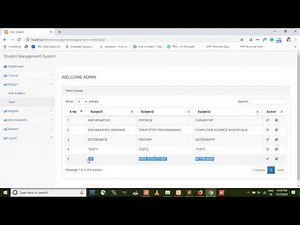 Student Record Management System Using PHP & MySQL
