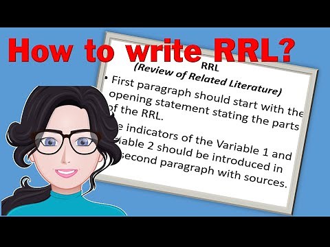 How to Write RRL | Quantitative Research | IMRAD Part 3
