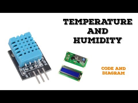 Temperature and humidity sensor with arduino || arduino project || 😱😱