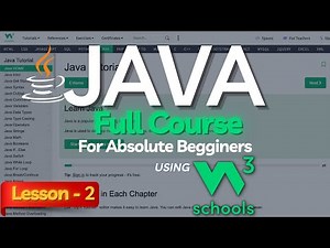 W3Schools Java Full Course For Beginners: Lesson-2 | Java W3Schools Tutorial | Java Output