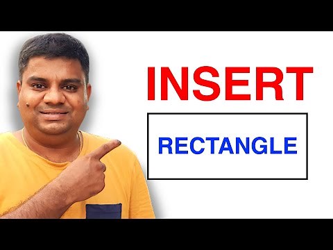 How To Draw a Rectangle In Word (Microsoft)