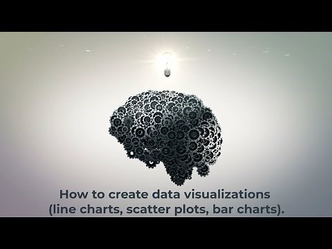 How to create data visualizations (line charts, scatter plots, and column/bar charts)