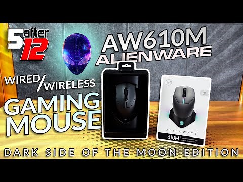 Alienware AW610M: Wired/Wireless Gaming Mouse – Dark Side of the Moon edition