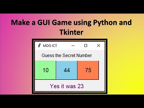 Python Project - How to Make a GUI Number Guessing Game with Tkinter