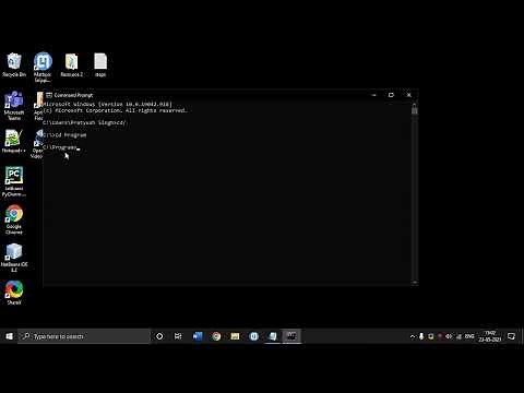Set path for Environment variable using cmd.
