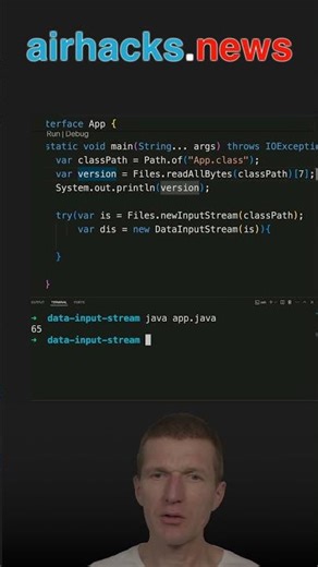 A Case For The DataInputStream #java #shorts #coding #airhacks