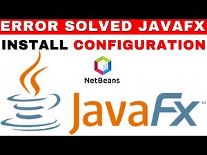 Comment Télécharger , Installer et Configurer JavaFX sur Netbeans ? #netbeans #javafx