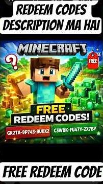 minecraft free redeem codes #minecraft