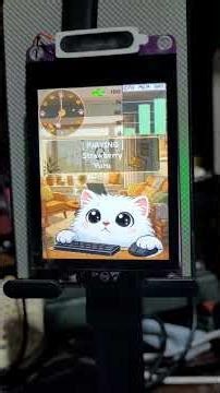 🐾✨TapTapPaw - reacts to typing, mouse & music in real time on ESP32! #CuteTech #DIYProject #coding