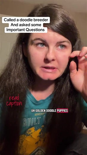 Listen until 1:00 for a good laugh 🚩 If she’s only had one litter, how why is she saying “she typically has xyz” as if there have been many litters? 🚩 selling for different prices with & without “registry” 🚩 selling for different prices with & without “registry” 🚩 that health testing does not suffice This is for educational purposes. I am not interested in a puppy but if you are, please do your research & ask questions. Speak to people who have previously gotten puppies from said breeder for