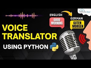 Voice Translator 🔊 using Python Codes