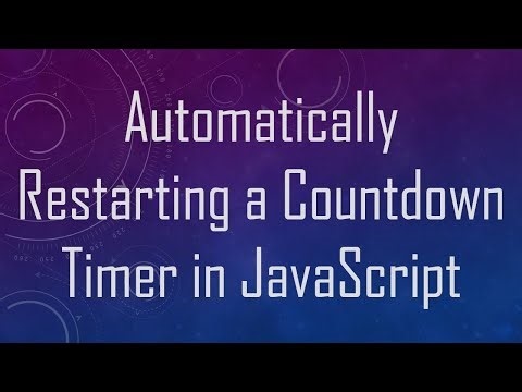 Automatically Restarting a Countdown Timer in JavaScript