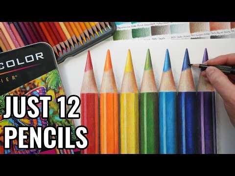 Colored Pencil Drawing For Beginners (Using Just 12 Pencils)