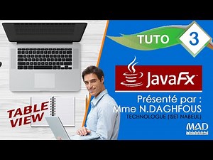 Tutorial JAVA FX TABLE VIEW en lecture + Gestion d’évènements | PART1