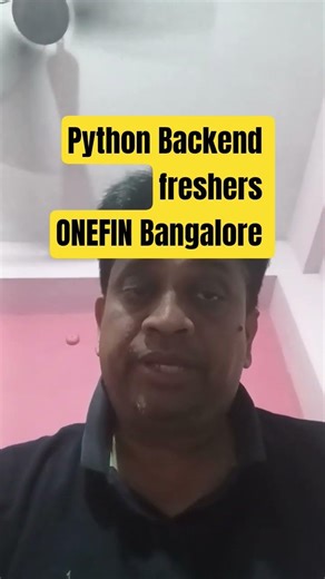 Python Developer Job in Bangalore | OneFin Hiring Freshers & Developers