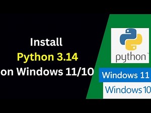 🔥 How to Install Python 3.14 on Windows 10 & 11 | Step-by-Step Tutorial 2025!