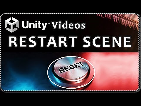 How to RESTART THE SCENE in Unity by PRESSING a KEY, a BUTTON or calling from OTHER SCRIPT