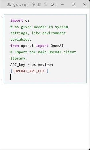 OpenAI Python Setup Basics: API Keys, Imports, and Structure
